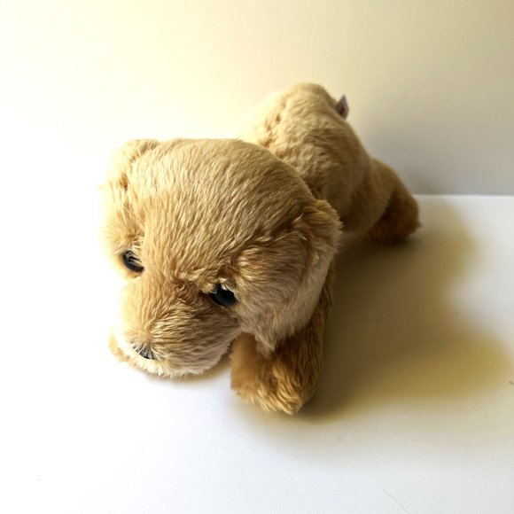 Aurora 12" Goldie Golden Doodle Dog Flopsie Plush Stuffed Animal Toy #31117 - Picture 8 of 9
